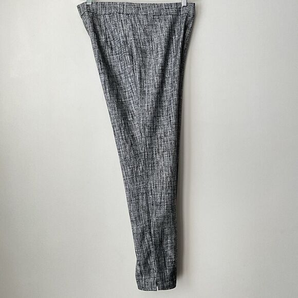 St. John Pants Gray Emma Wool Blend Straight Leg Classic Trouser Career 12 - Picture 7 of 9